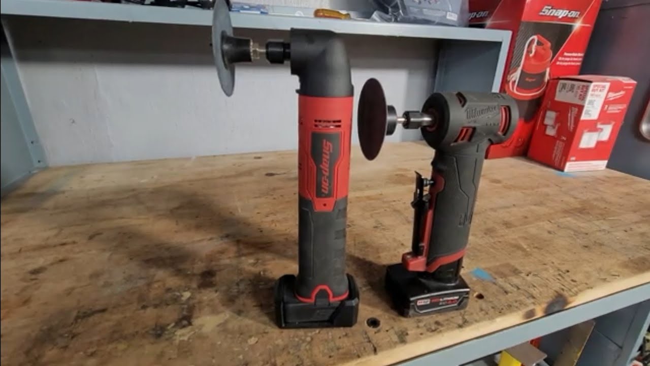 Snap-on VS Milwaukee right angle die grinders edition