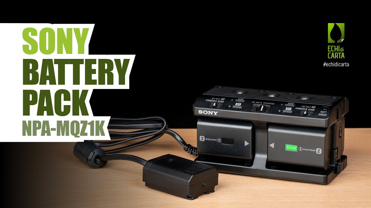SONY BATTERY PACK NPA-MQZ1K Unboxing e Recensione Italiano