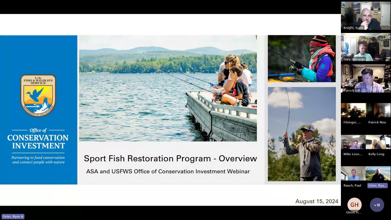ASA and the USFWS Office of Conservation Investment
