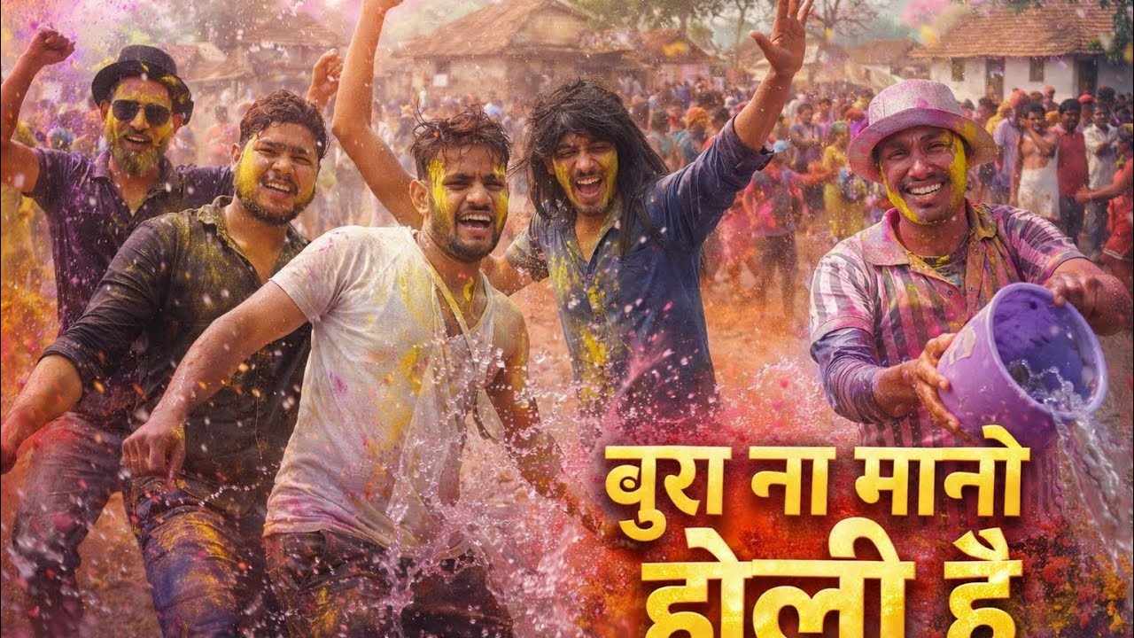 Bura Na Mano Holi Hai 😍 | Gaav Ki Sabse Crazy Holi 2026 | Full Vlog 