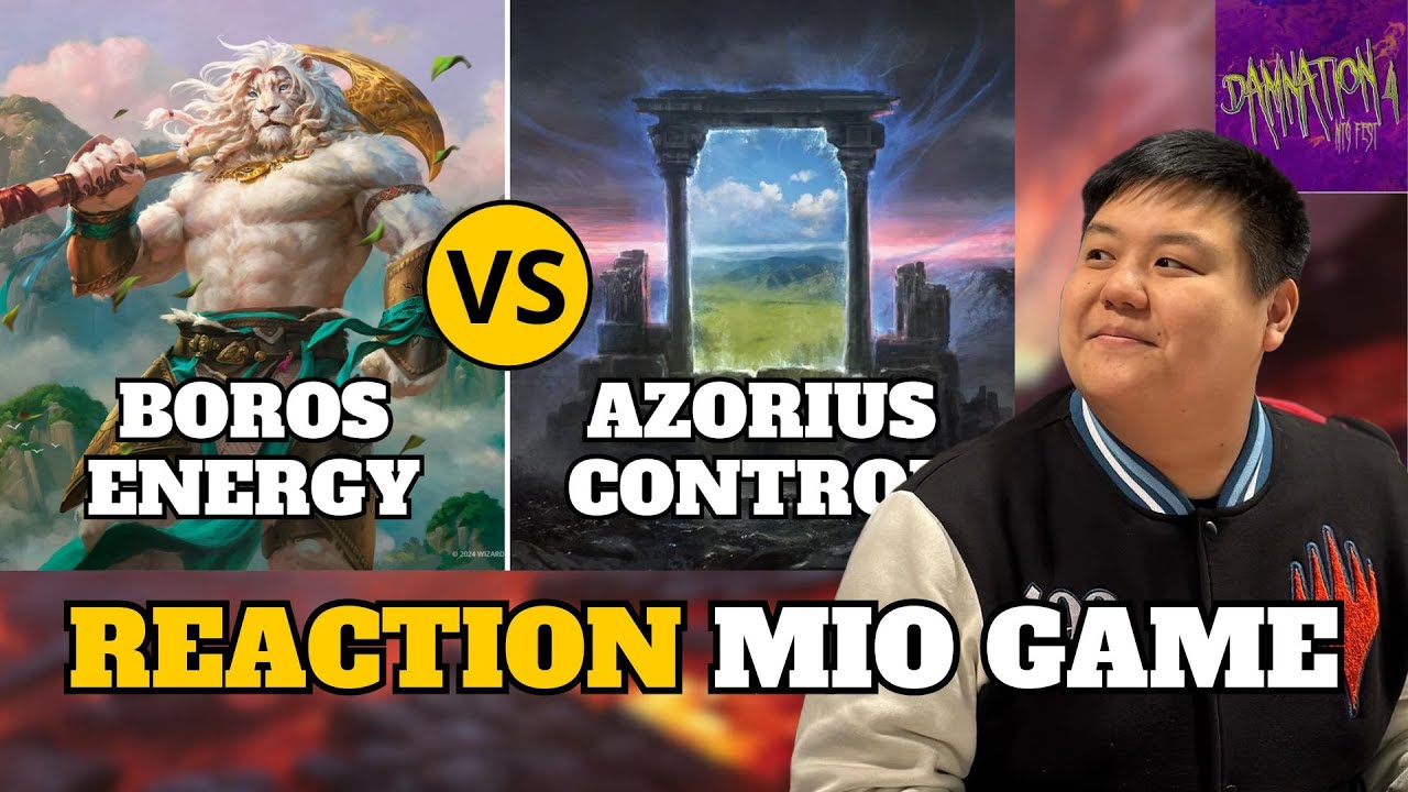 REACTION ALLA MIA PARTITA AL DAMNATION FEST 2025 | BOROS ENERGY VS AZORIUS CONTROL MODERN | MTG ITA