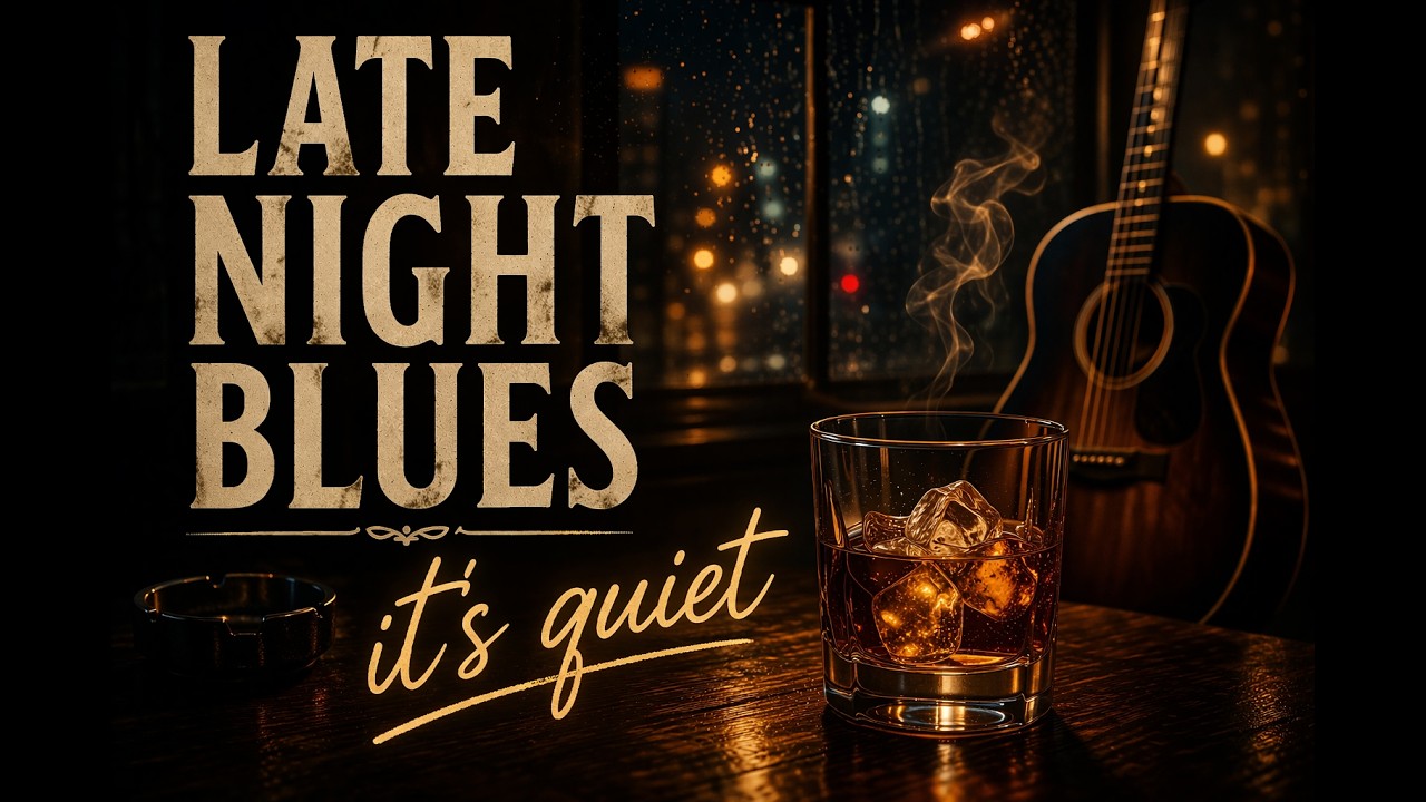 Cozy Winter Night Coffee ☕❄️  Soft Blues Ambience for Calm Evenings