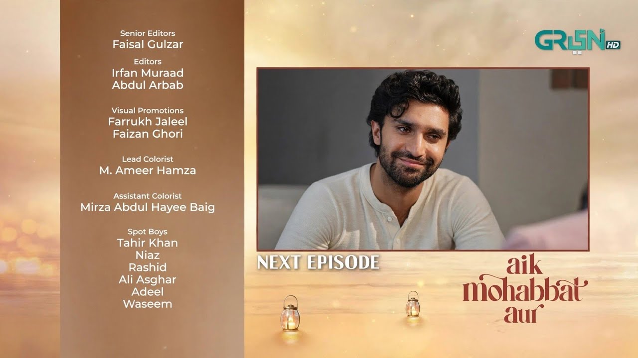 Aik Mohabbat Aur Episode 24-  Teaser- Full Episode- Latest Promo- Ahad Raza Mir - Maya Ali- Green TV
