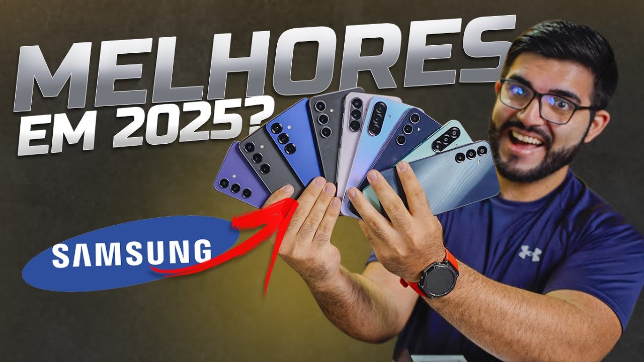 Melhores CELULARES da SAMSUNG para COMPRAR em 2025! (sem medo, usamos e testamos)