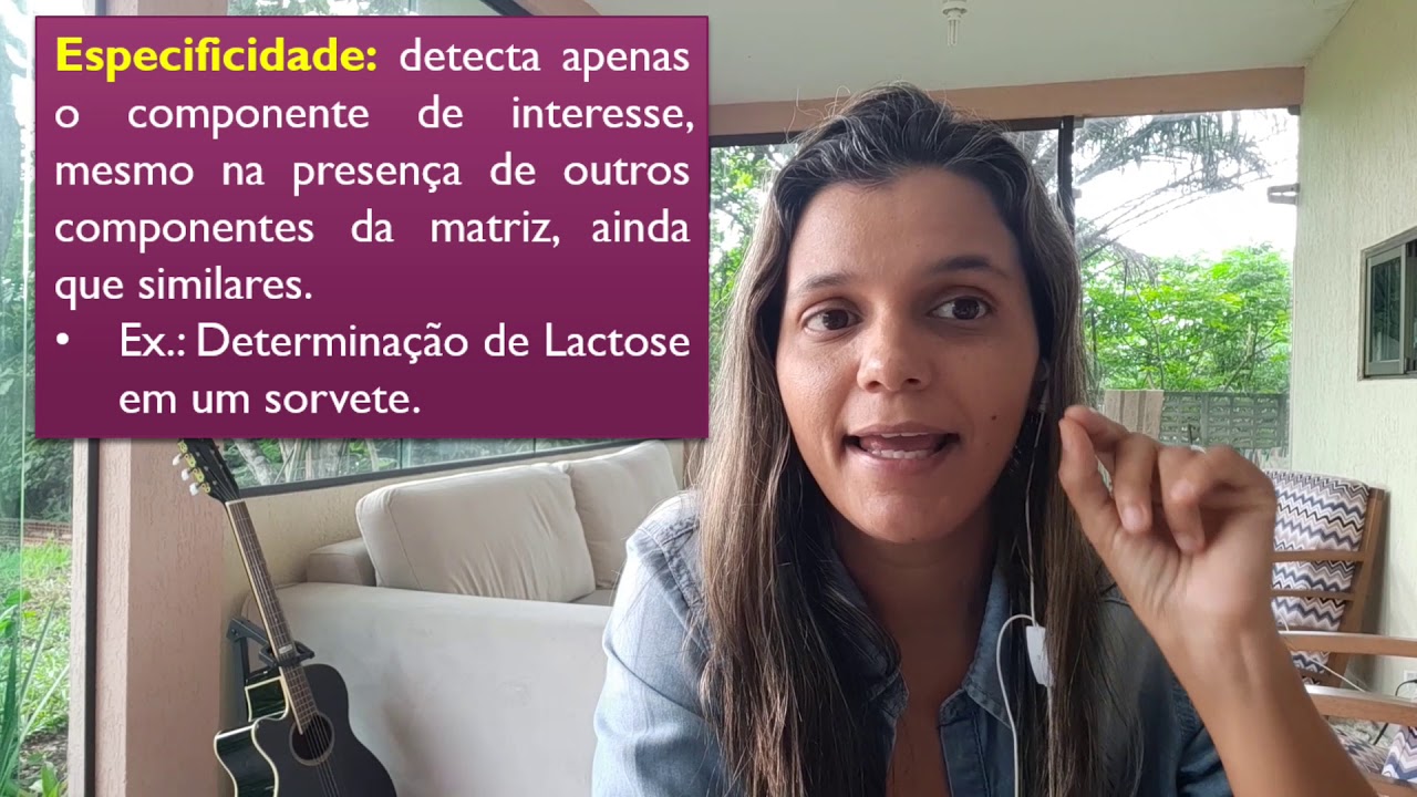 Seletividade x Especificidade