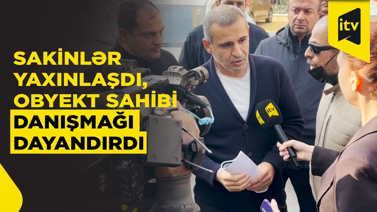 Yanan binadakı obyektin sahibi danışdı: 