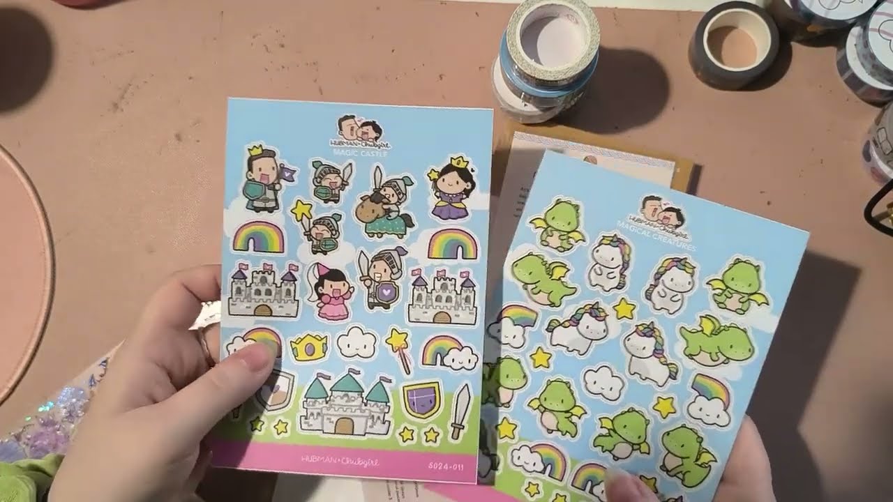 Hobonichi, Hubman & Chubgirl, TCMC sticker haul unboxing. Obsessed, who, me?
