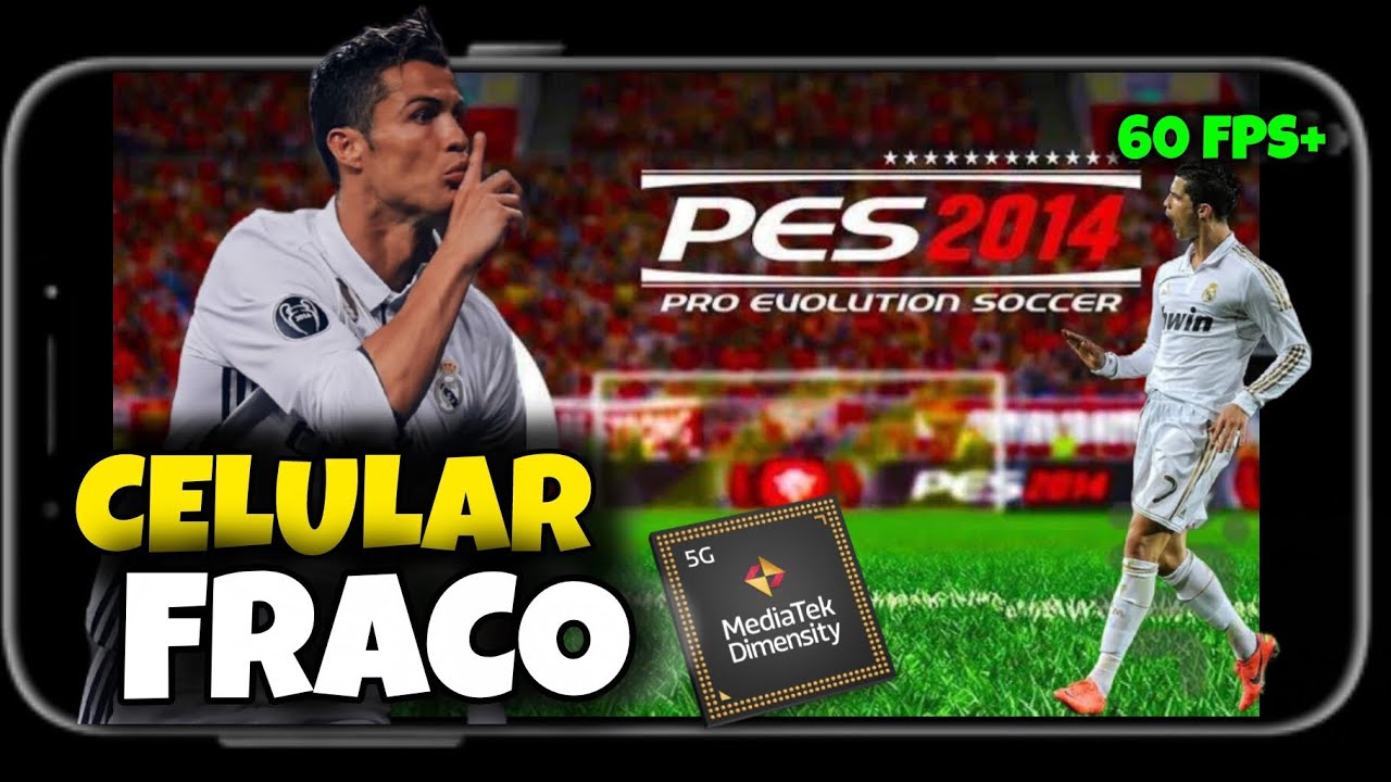 PES 2014 RODANDO LISO NO CELULAR FRACO | CONFIGURAÇÃO | GAMEHUB