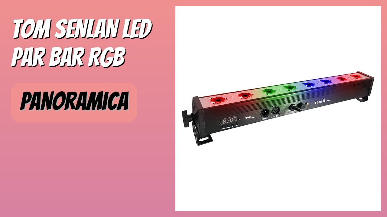 RECENSIONE (2026) : TOM SENLAN LED Par Bar RGB. DETTAGLI