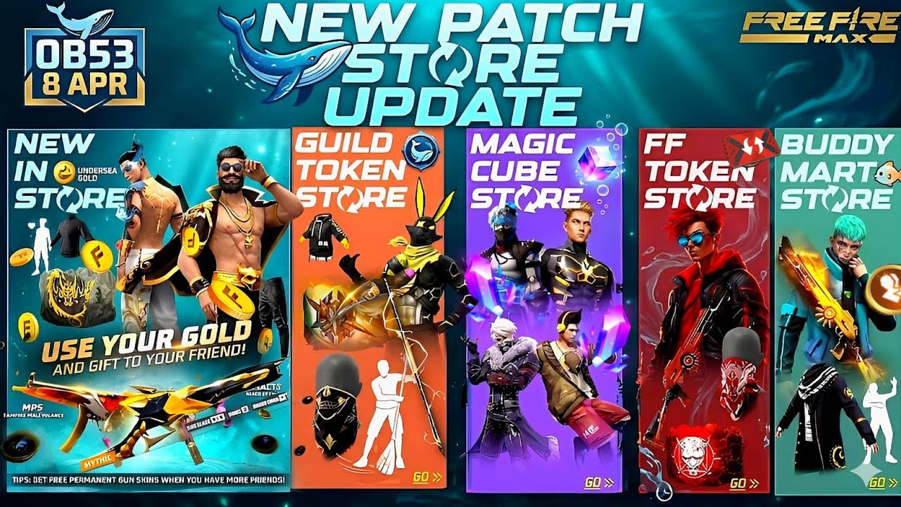 OB53 Update Free Rewards & Events🤩| Free Fire New Event | FF New Event |Upcoming Events In Free Fire
