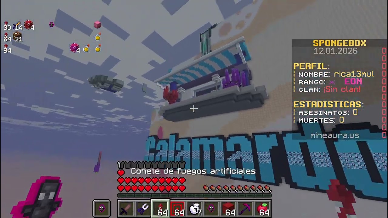 probando el nuevo server mineaura