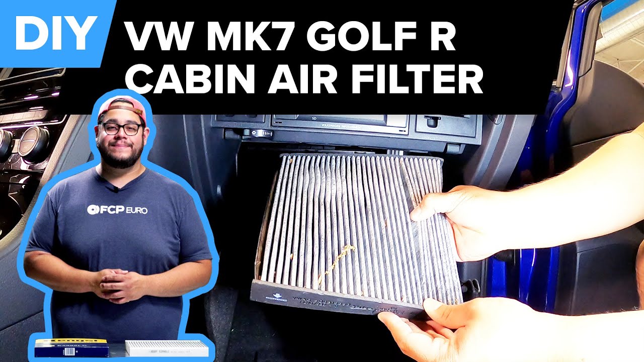 Volkswagen Mk7 Golf R Cabin Air Filter Replacement DIY (2015-2021 VW Golf GTI, Alltrack, SportWagen)