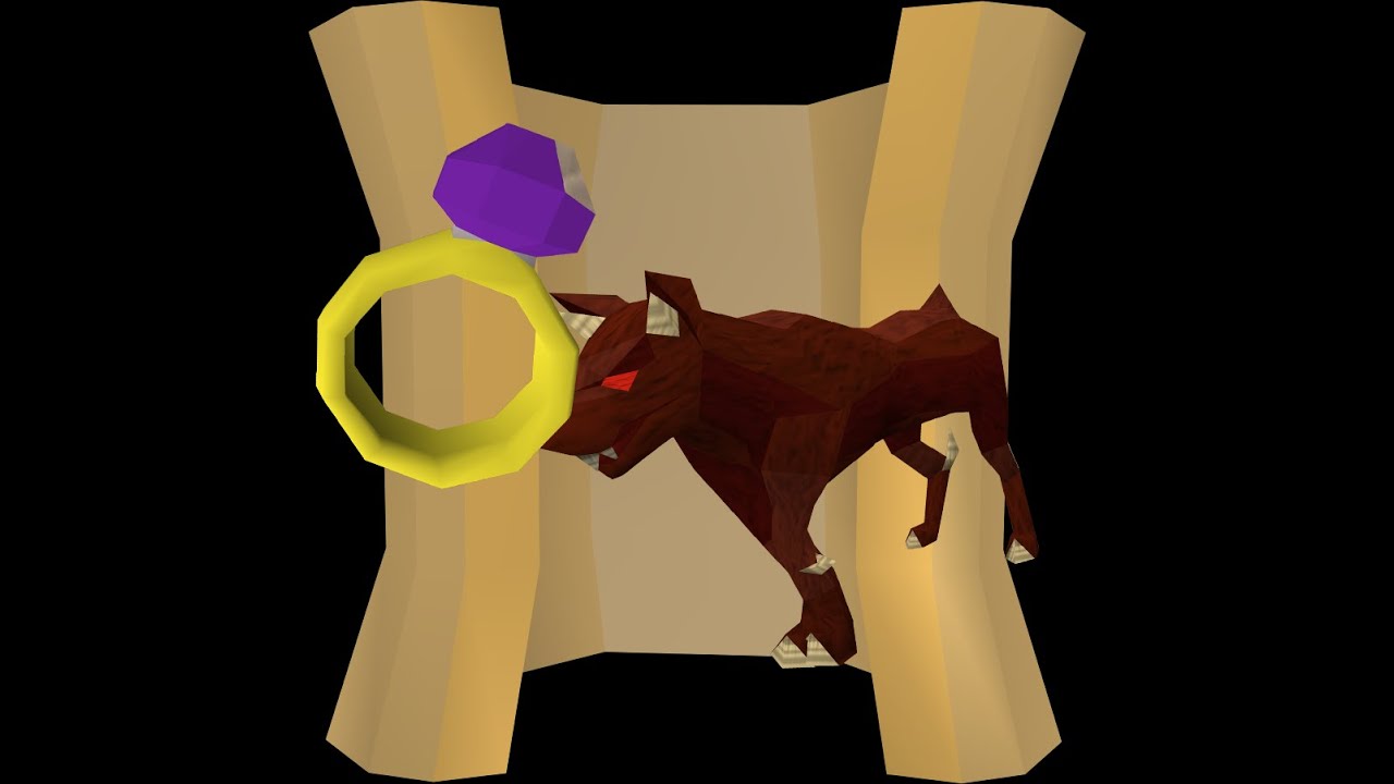 Ring of Wealth (i) testing on Hell Hounds [RS07]