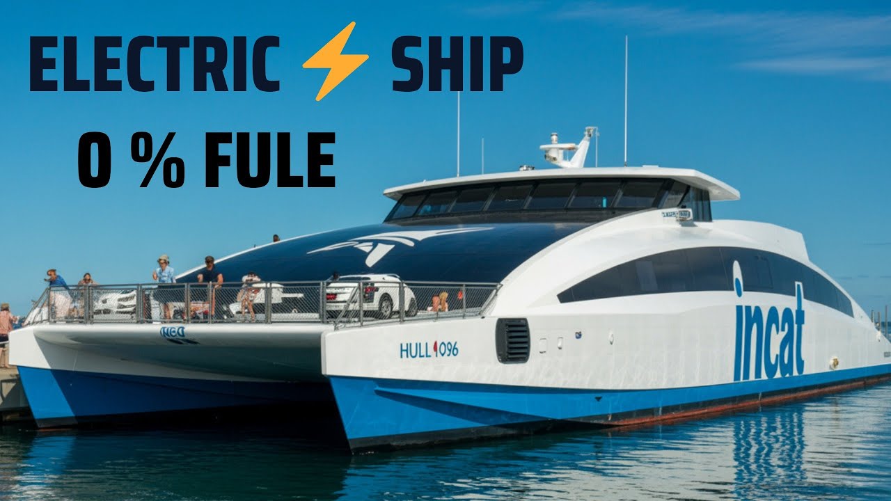 World's Largest Electric Ship Has Arrived | Incat Hull 096 A Maritime Revolution | Ideal Vehicles