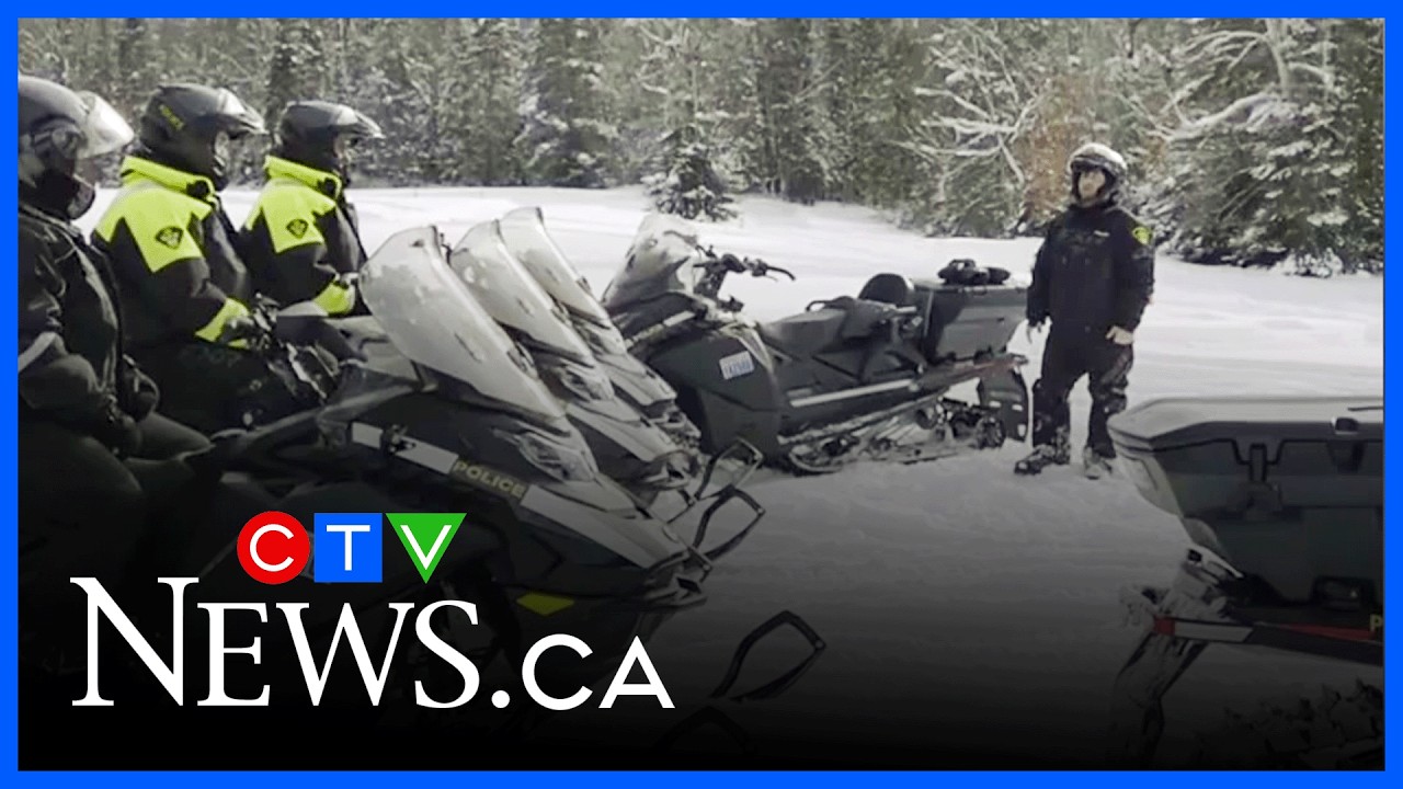 OPP receive motorized snowmobile training