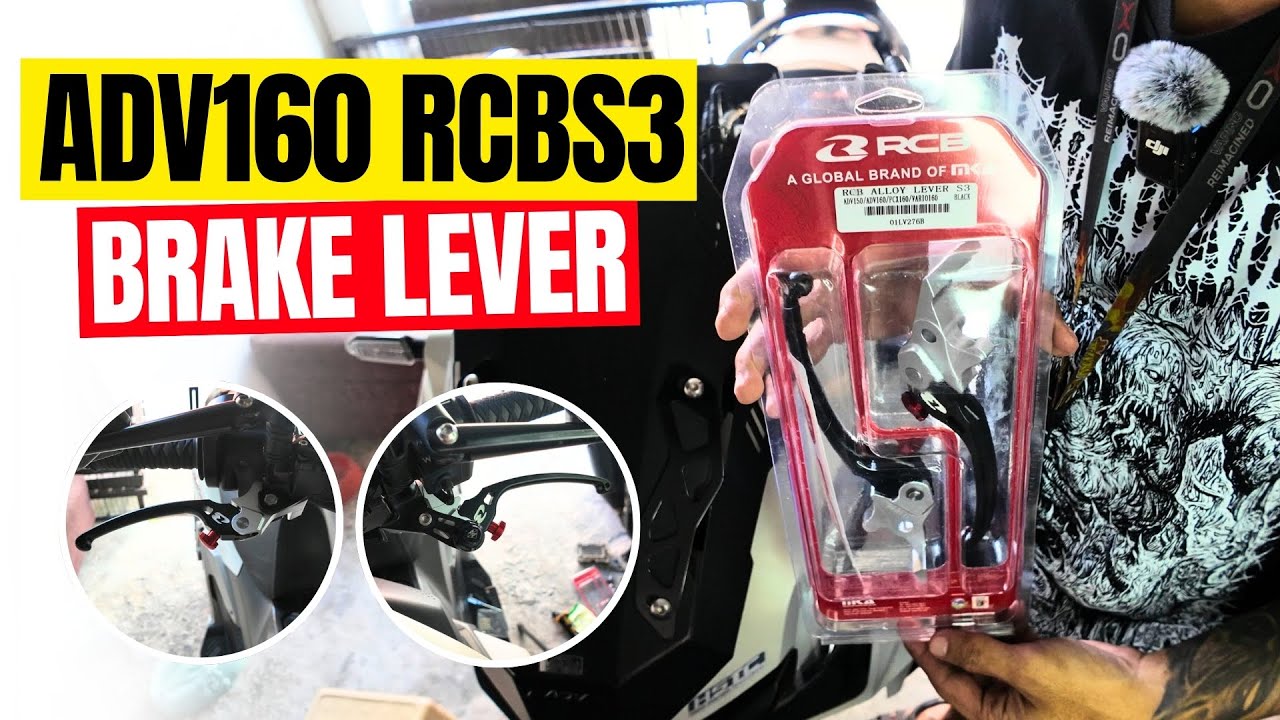 ADV160 | RCB S3 Brake Lever Installation