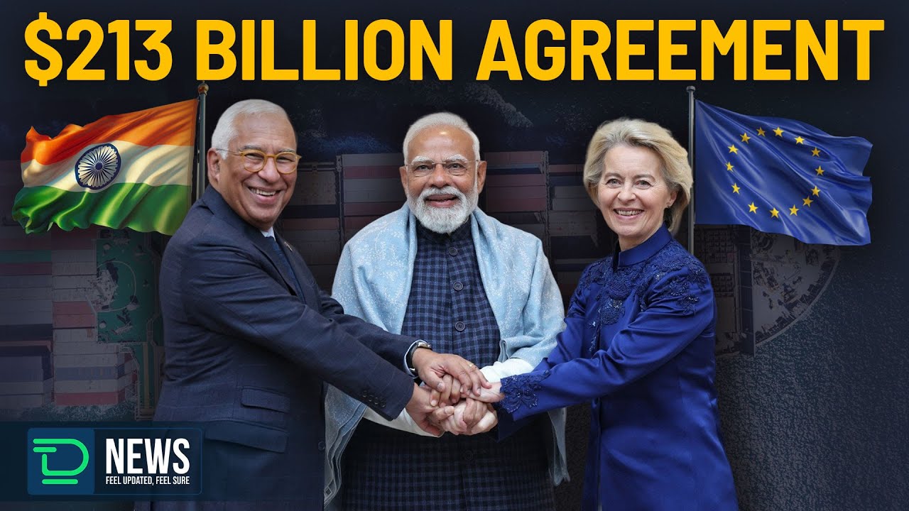 India and European Union Sign Biggest Free Trade Agreement | #DeafTalks #islNews