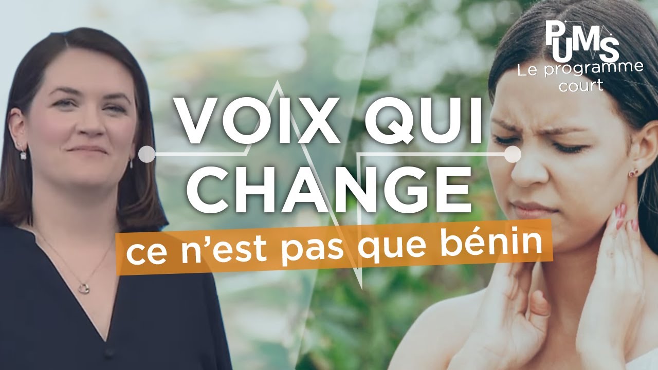 Voix plus faible , voix cassée, voix plus grave ou chevrotante: on vous explique ce que ca veut dire