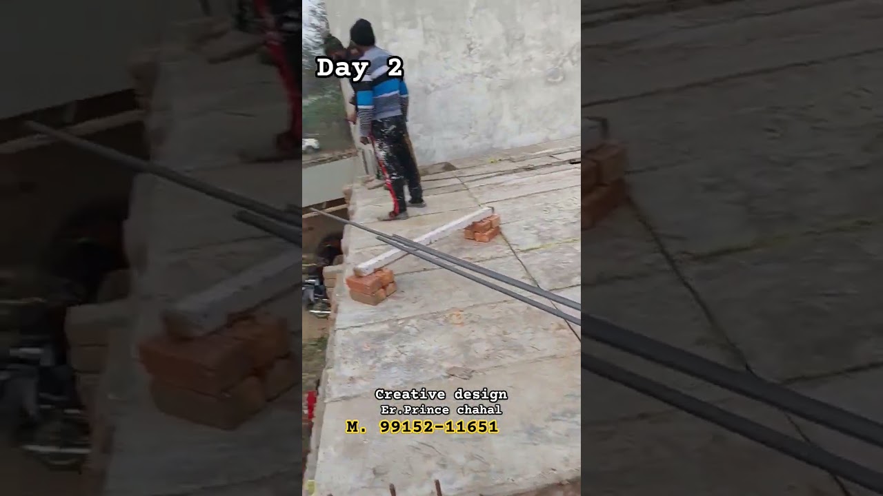 day2#viral #construction #constrcution #shortvideos #civilengineering #steel #slabwork #shuttering