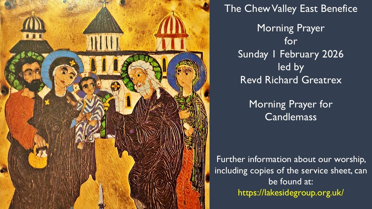 Morning Prayer for Candlemass, Sunday 1 February 2026