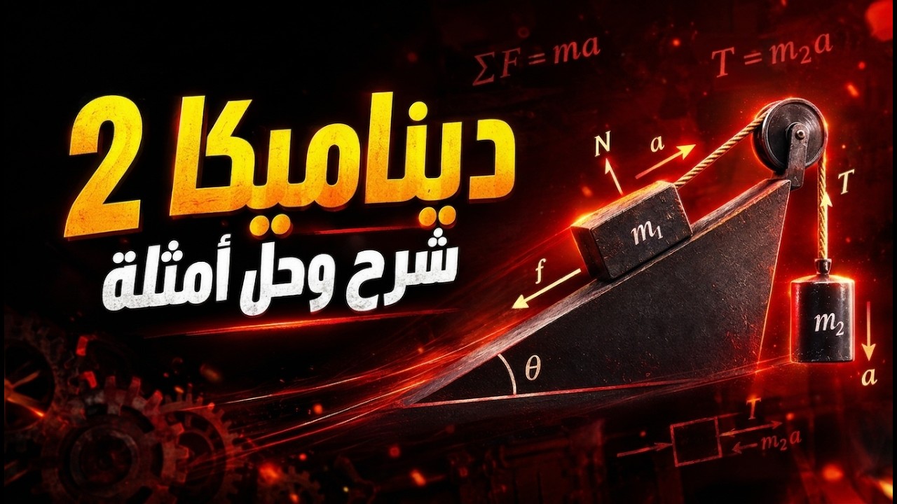 ديناميكا 2 - (2) حركه جسم متغير الكتله ( مساله قطره المطر )