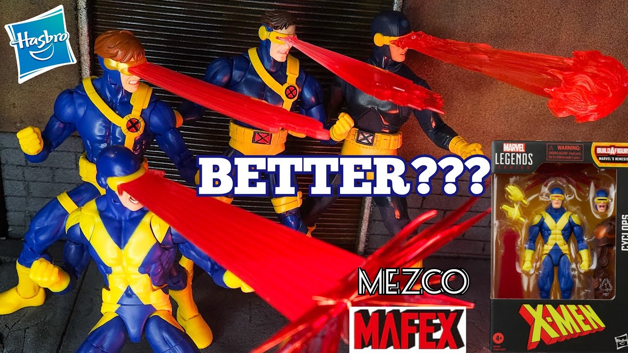 ULTIMATE Cyclops Showdown 🔥 Marvel Legends vs MAFEX vs Mezco! X-factor Cyclops Nemesis BAF #xmen