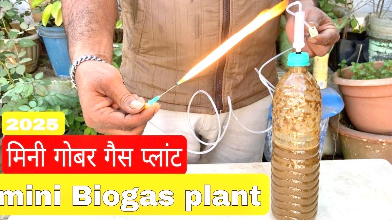 मिनी गोबर गैस प्लांट mini Biogas plant