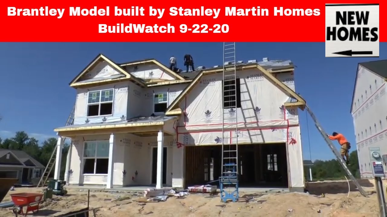 Brantley Model by Stanley Martin Homes - The Meadows at Summer Pines - Build Watch Murphy 9-22-20
