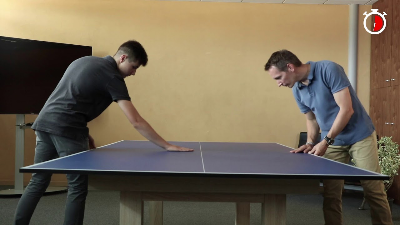 Convertissez votre billard en table de ping-pong indoor Cornilleau en seulement 2 minutes!