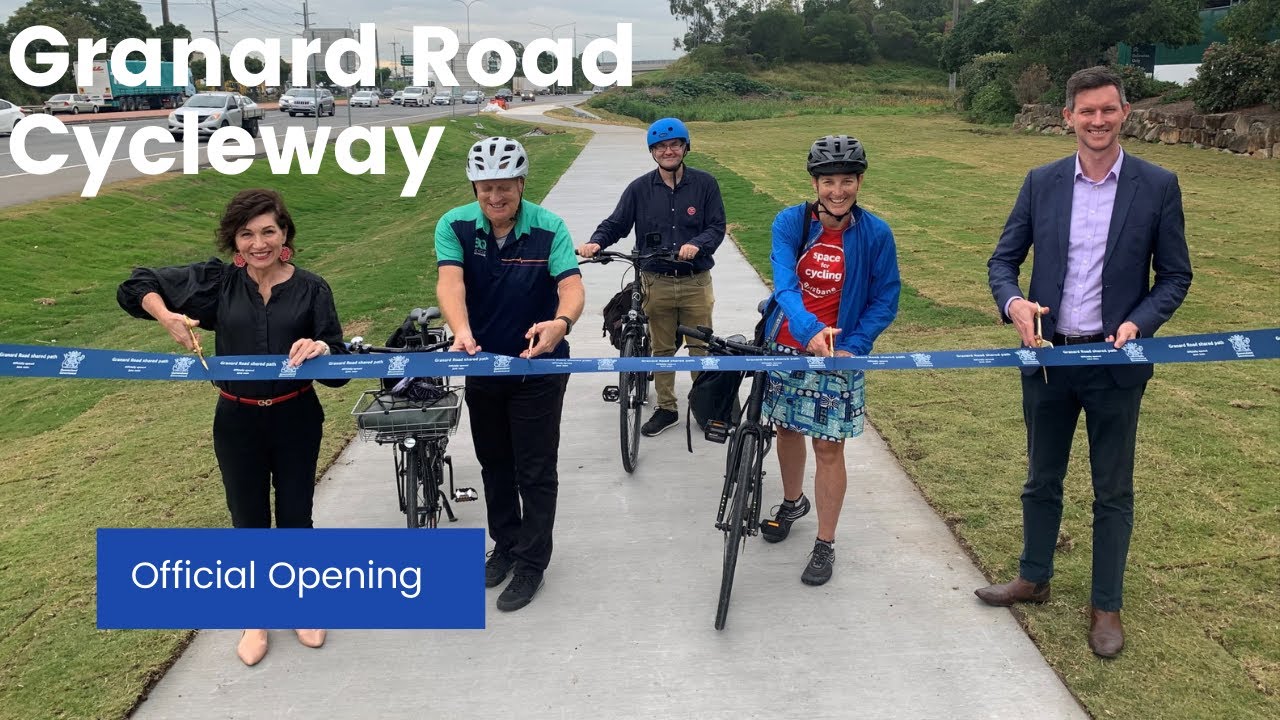 Granard Road Cycleway Opening | Ribbon cutting
