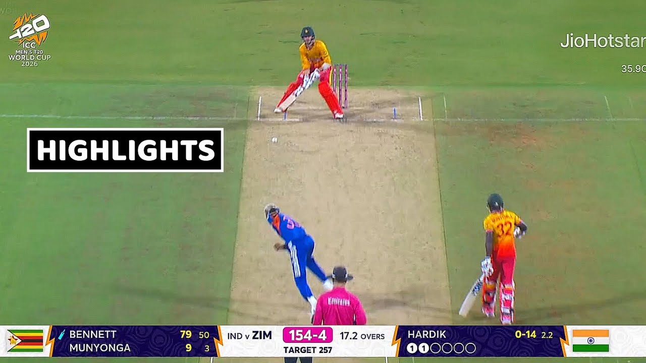 India vs Zimbabwe T20 World Cup 2026 Highlights | Full Match Highlights