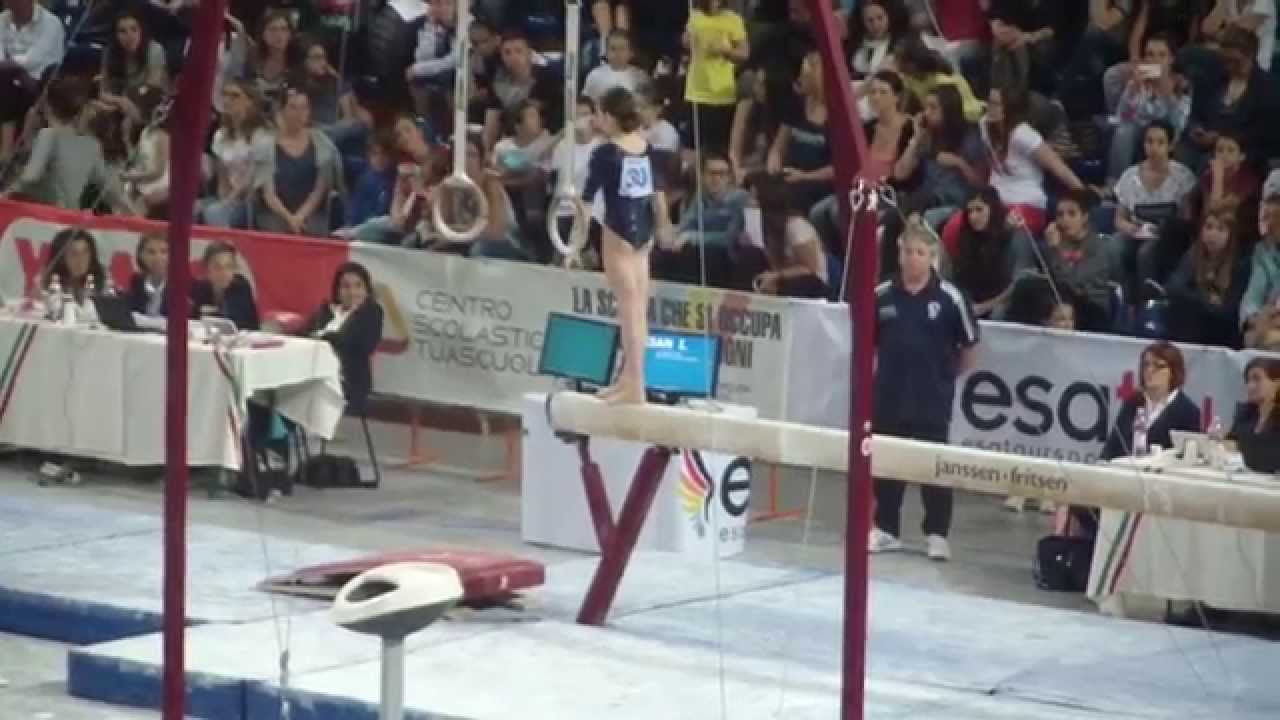 Ioana Crisan - Trave - 4° prova serie A1 Rimini 2015