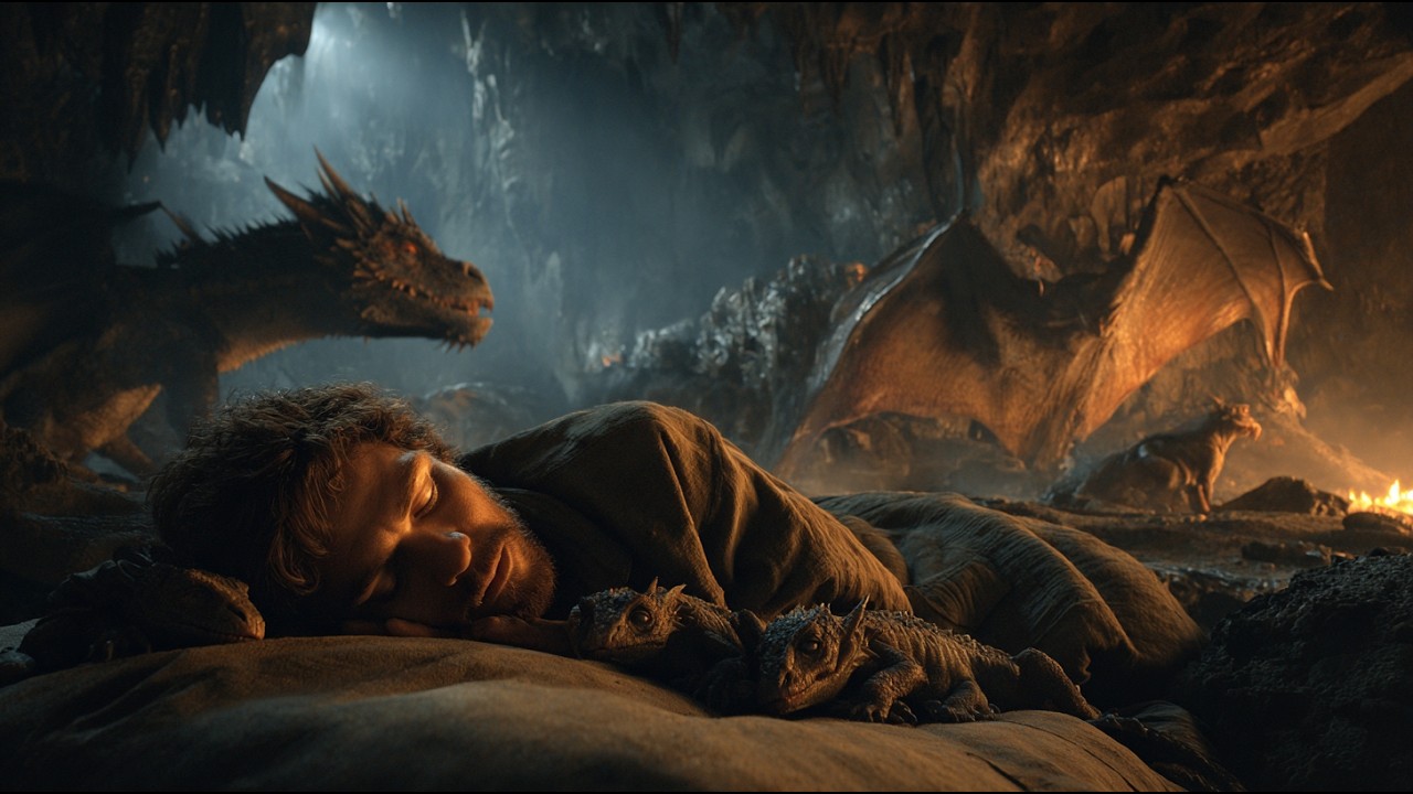 They Expected Disaster—But Found Their Baby Dragons Sleeping Safely on a Human’s Chest | HFY