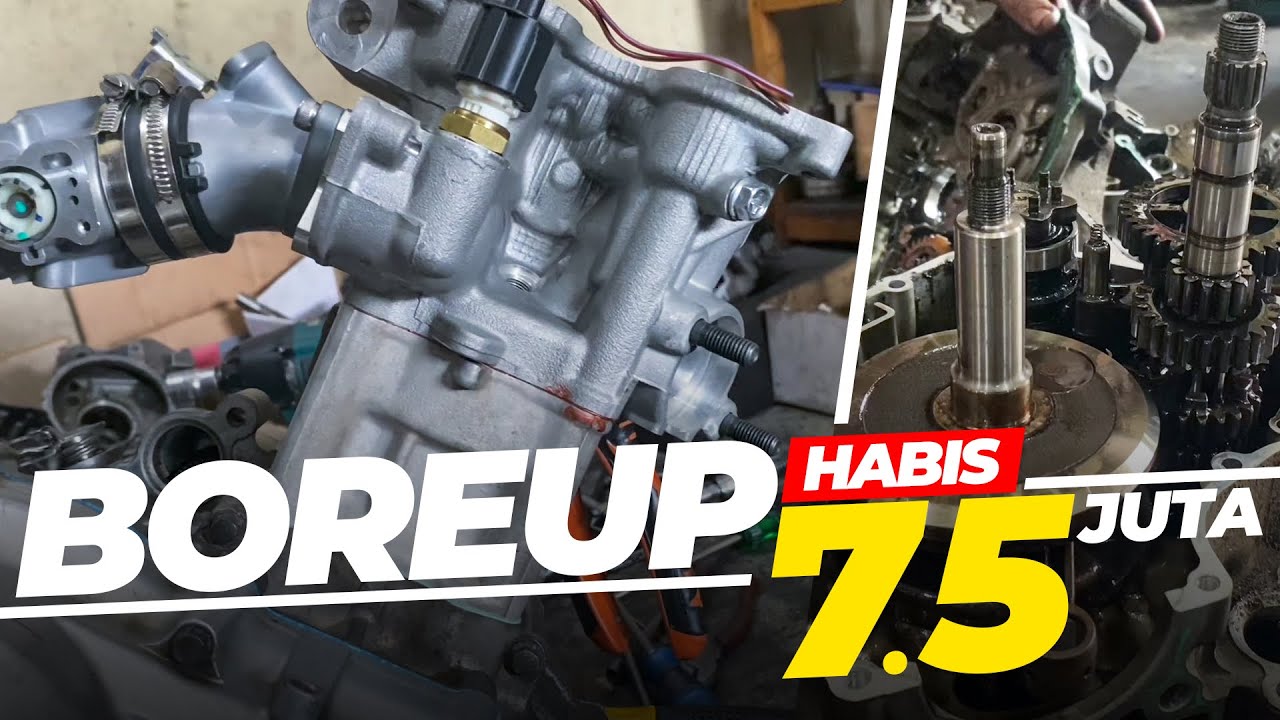MOTOR RUNGKAT + BOREUP VIXION HABIS 7JT | MURAH AMET?