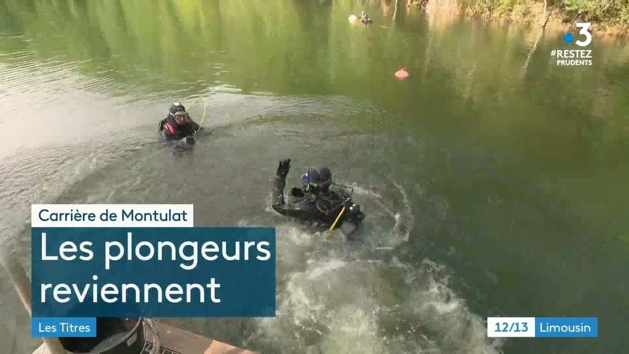 2020 06 15   FFESSM CODEP 87   reportage france tv   reprise plongée à Montulat