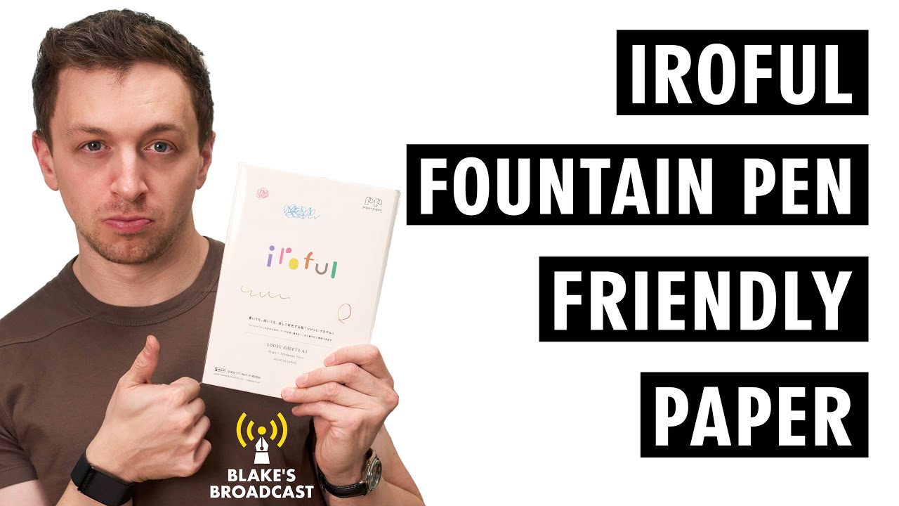 Iroful Fountain Pen Friendly Paper Review | Better Than Cosmo Air Light?