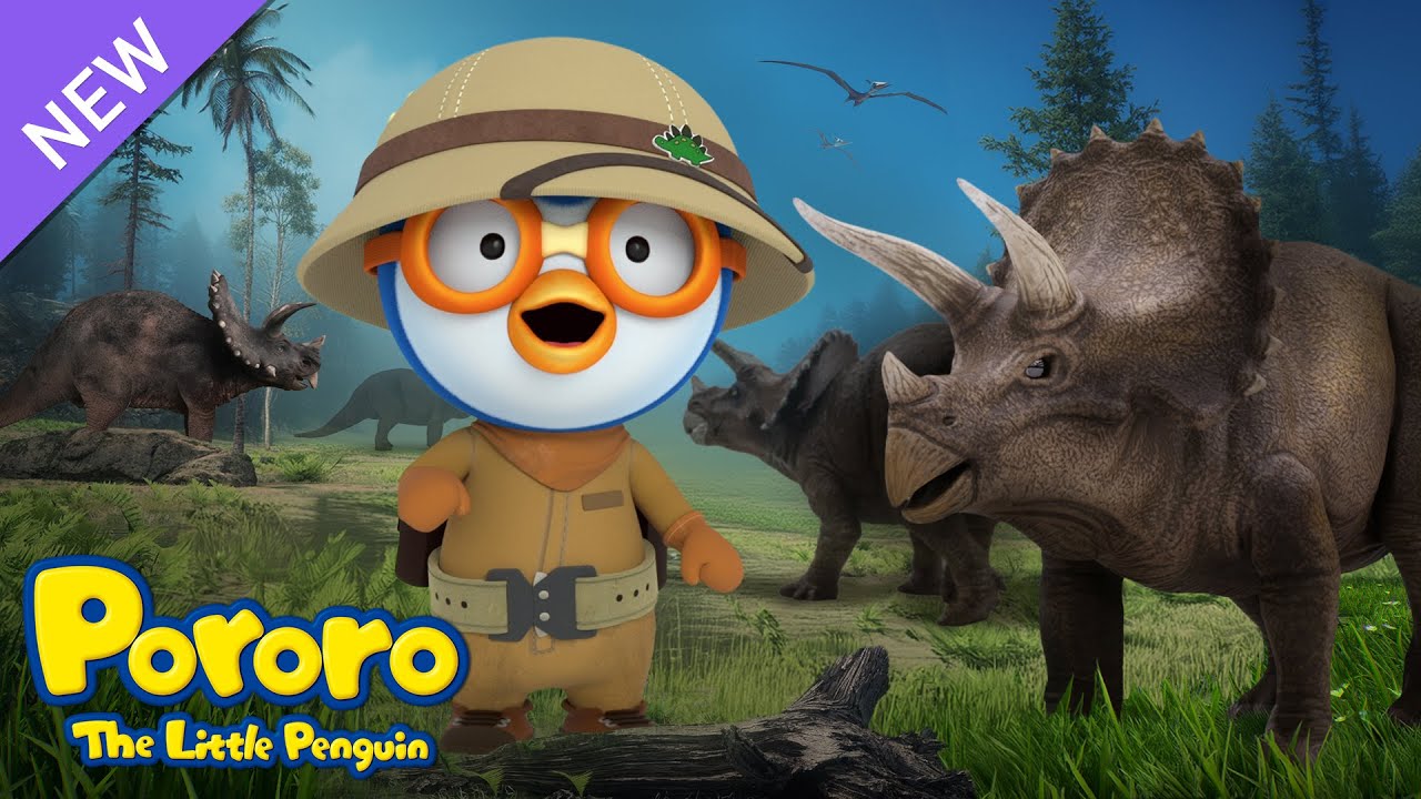 Triceratops | Explore Dinosaur Island with Pororo | Dinosaur Story | Pororo Dinosaur Lab