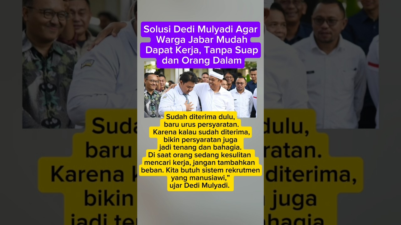 dedi mulyadi #infojabar #kdm #bapakaing #dedimulyadi