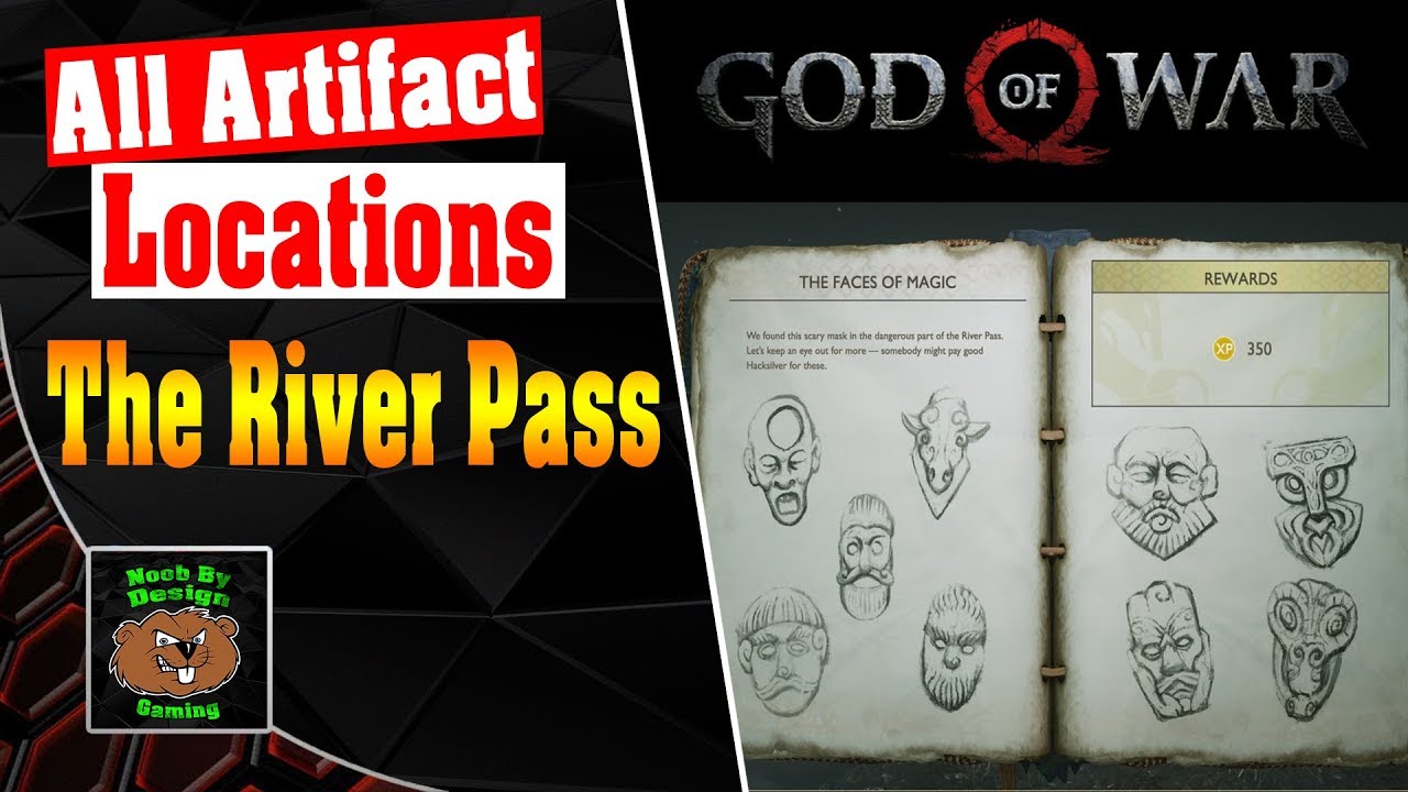 God of War — Местоположение всех артефактов в Речном перевале — Набор артефактов «Лики магии»