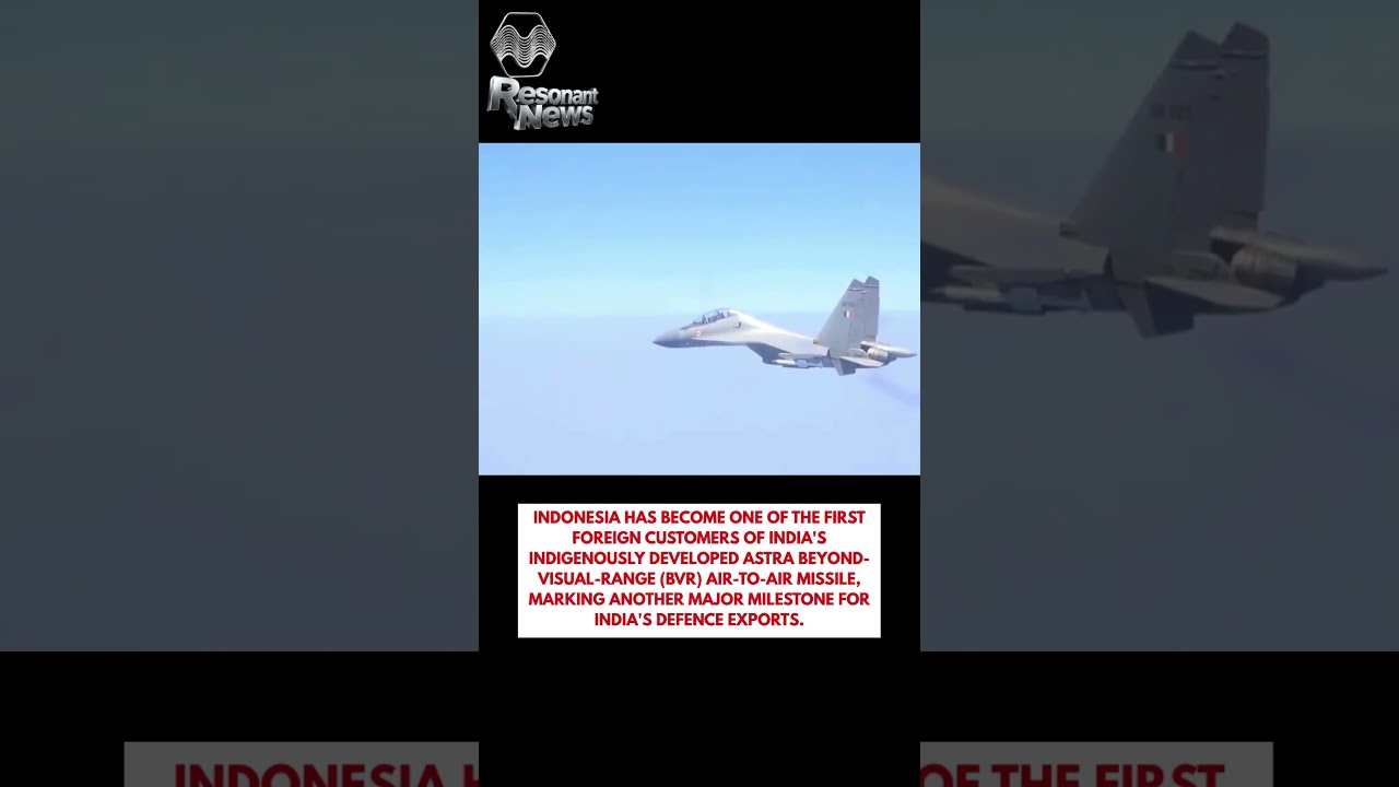 Astra Goes Global Indonesia Adopts India's Air-to-Air Missile Expands BrahMos Partnership Must Watch