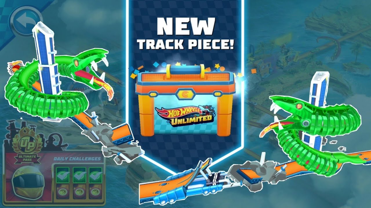 Hot Wheels Unlimited - Unlocked Track Piece The Cobra Crush