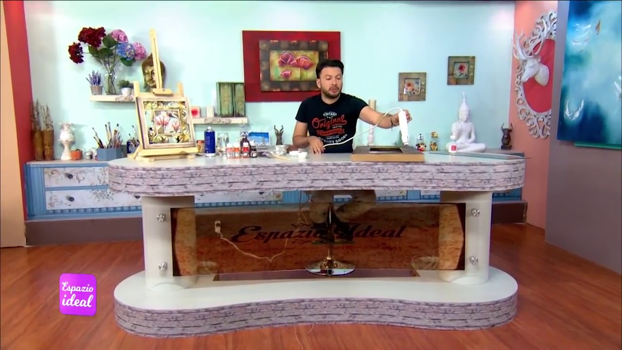 Espejo - Técnica Brocha Seca - Franco Arte SAS