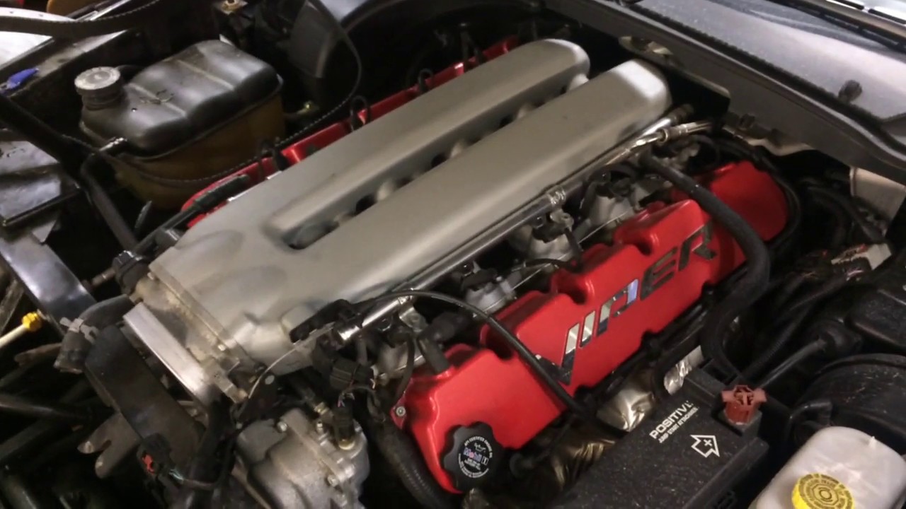 2x 2006 Dodge Viper 8.3L engine run test