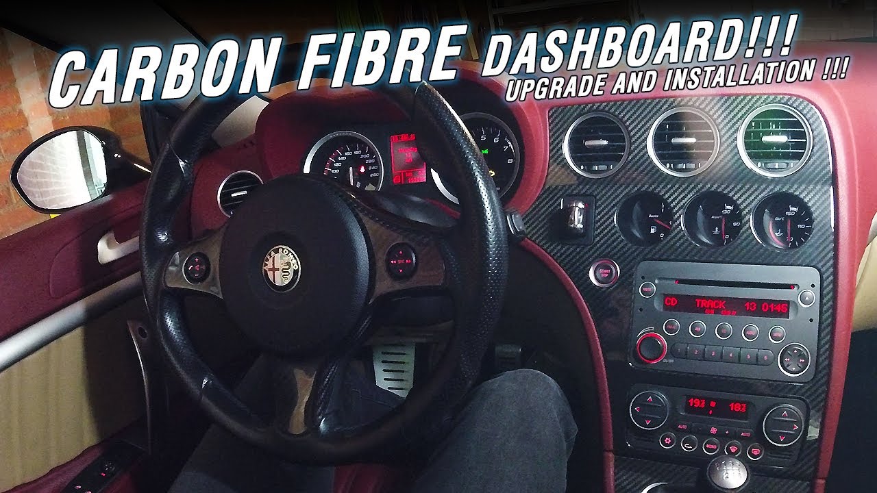Alfa Romeo Brera OEM CARBON FIBRE center console INSTALLATION!!!