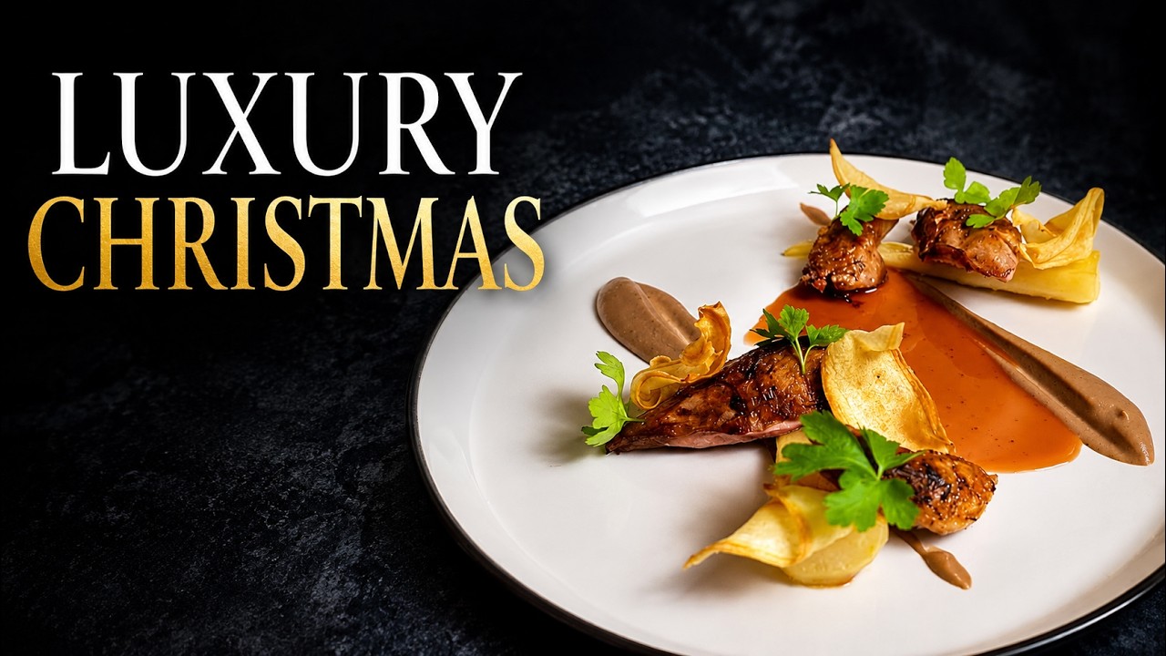 Christmas QUAIL Recipe | Chestnut Puree & Cranberry Sauce