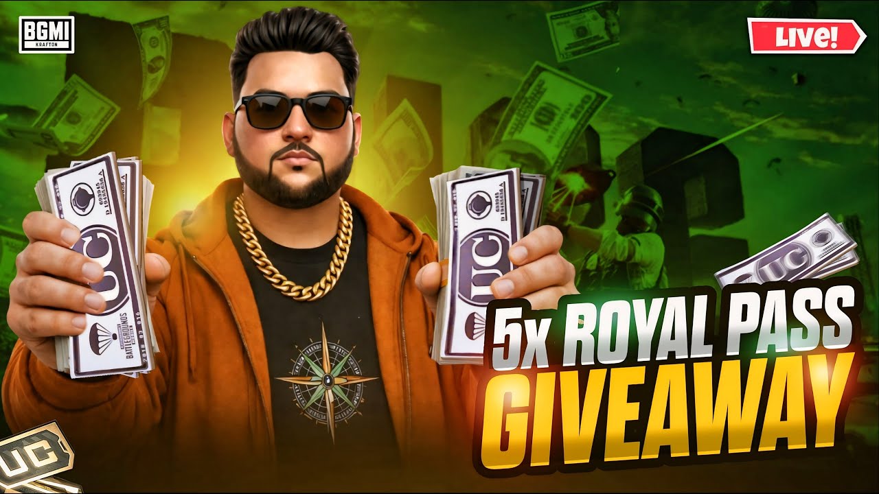 😱 5 BGMI Royal Pass Free ! Aam Hi Winner Ban Sakte Ho 🐦‍🔥 Limited Offers