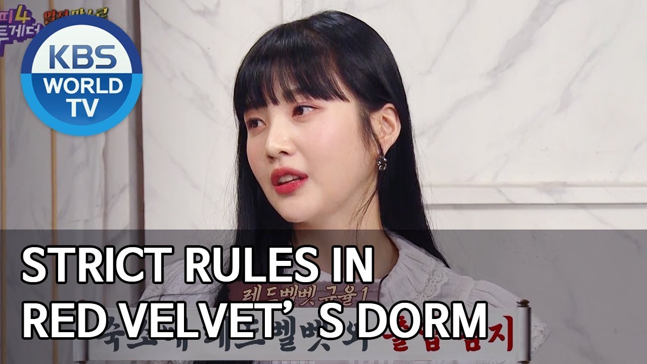 Strict rules in Red Velvet’s dorm [Happy Together/2020.01.23]