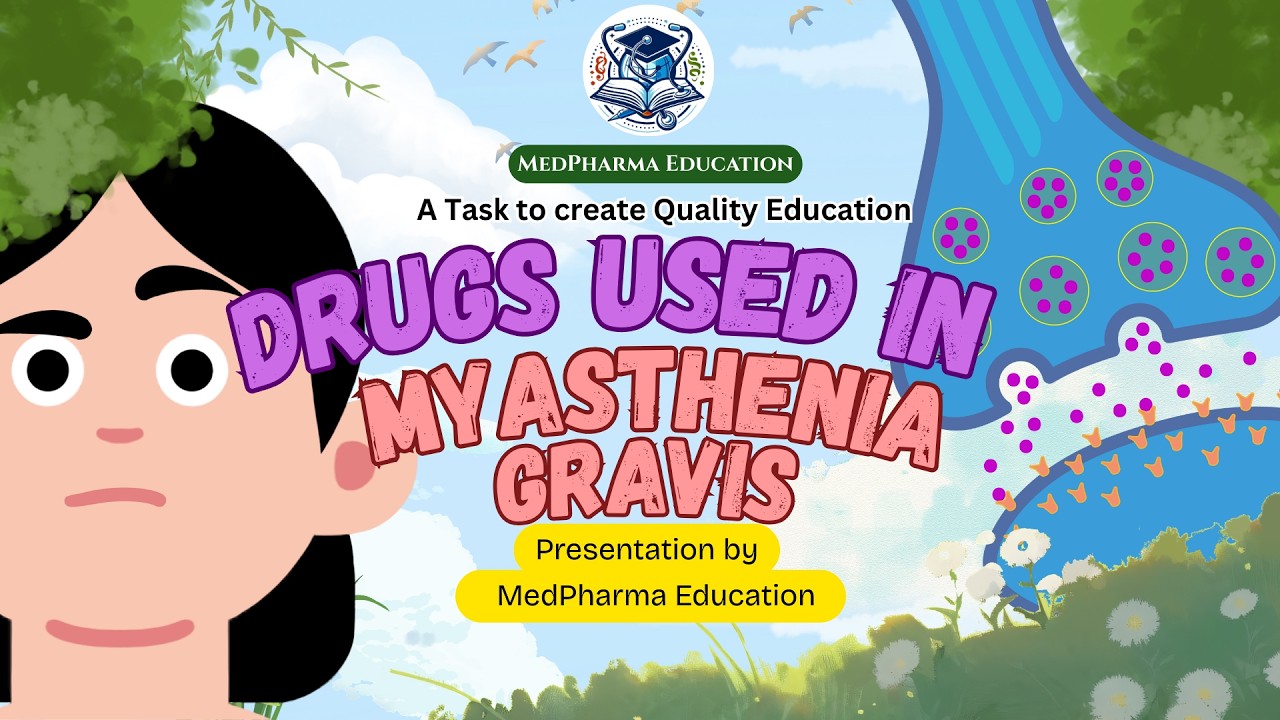 Drugs Used in Myasthenia Gravis | Classification, Treatment Strategy & Crisis Management | B-Pharma