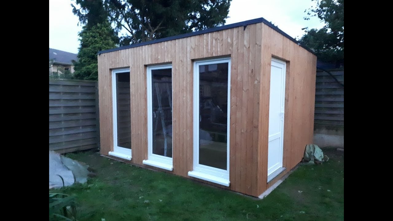 Gartensauna / Saunahaus im Garten selber bauen