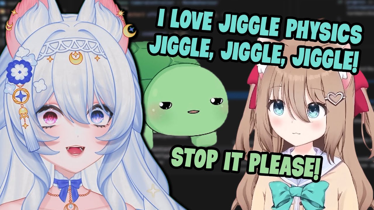 Yueho React to Nuerosama Talking About Jiggle Physics for 9 Minutes Straight